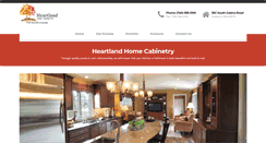 Desktop Screenshot of heartlandhomecabinetry.com