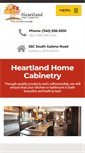 Mobile Screenshot of heartlandhomecabinetry.com